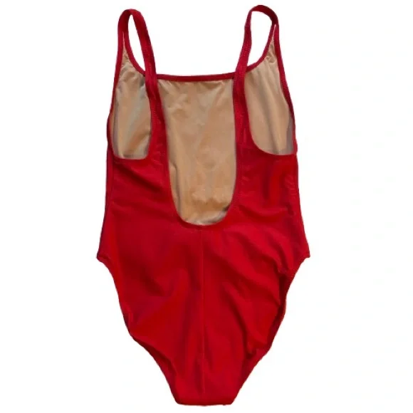 ✨Host Pick!✨ J. Crew Summer Fridays Red One Piece Swimsuit Size 6 EUC - Picture 6 of 9